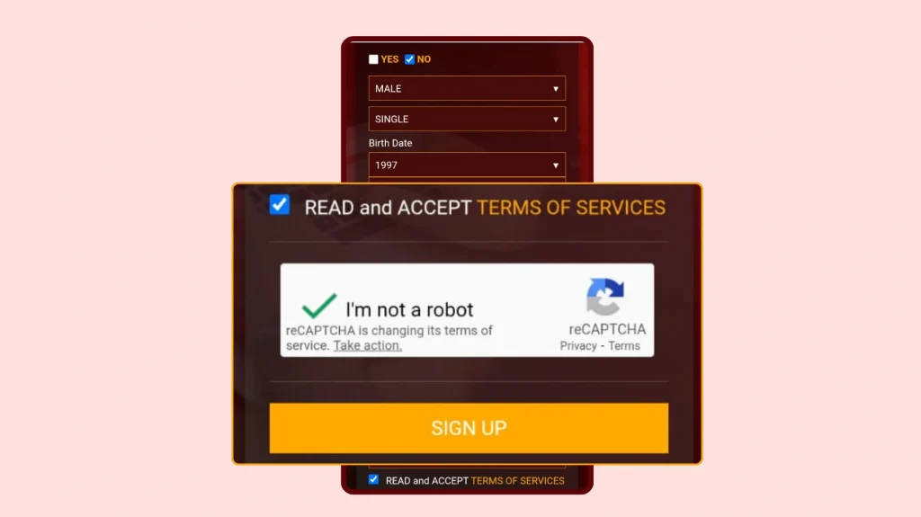 NBI Clearance 6 Agree to Terms and Verify CAPTCHA