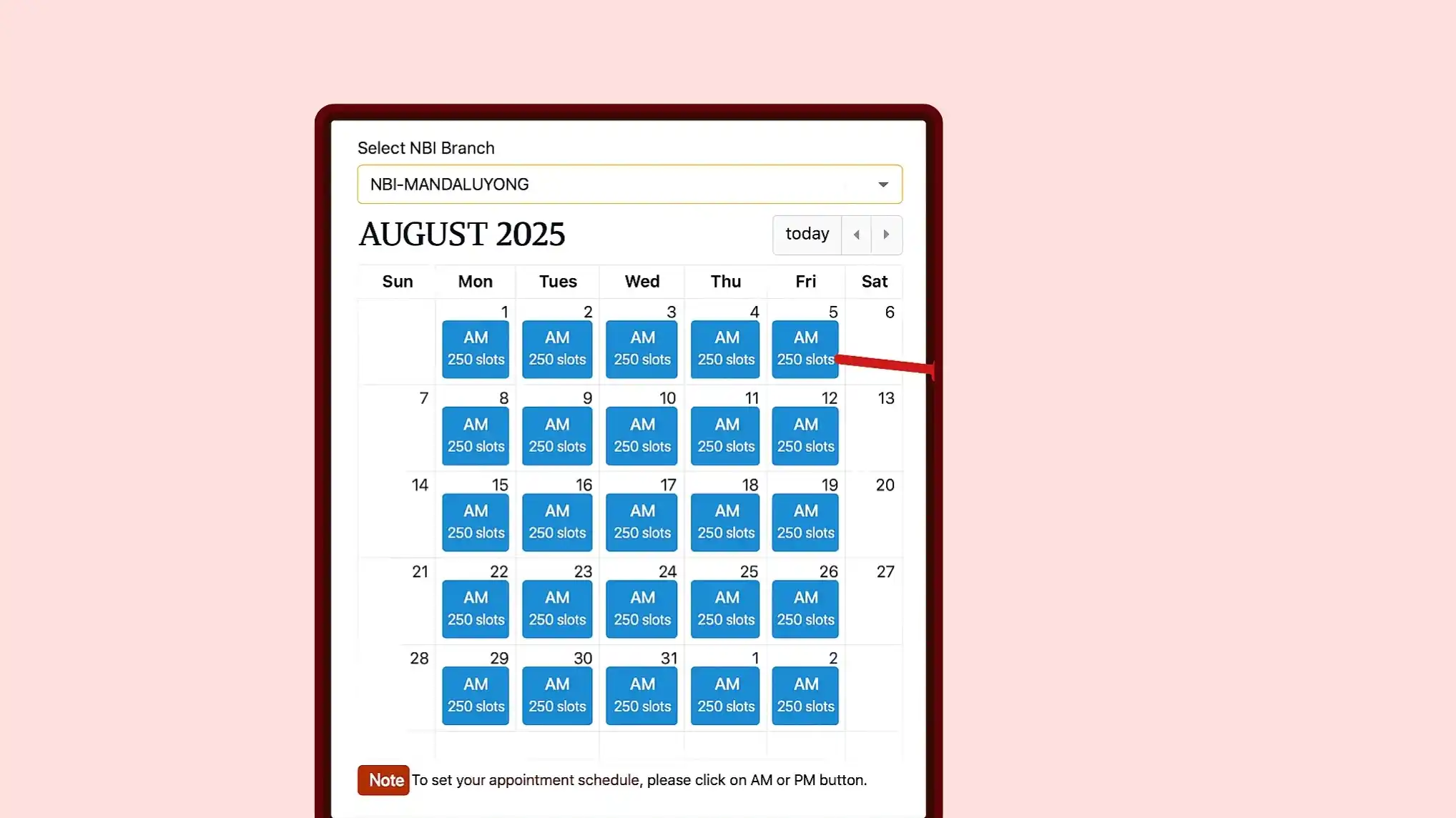 NBI Clearance 13 Choose Your NBI Branch and Schedule 11zon