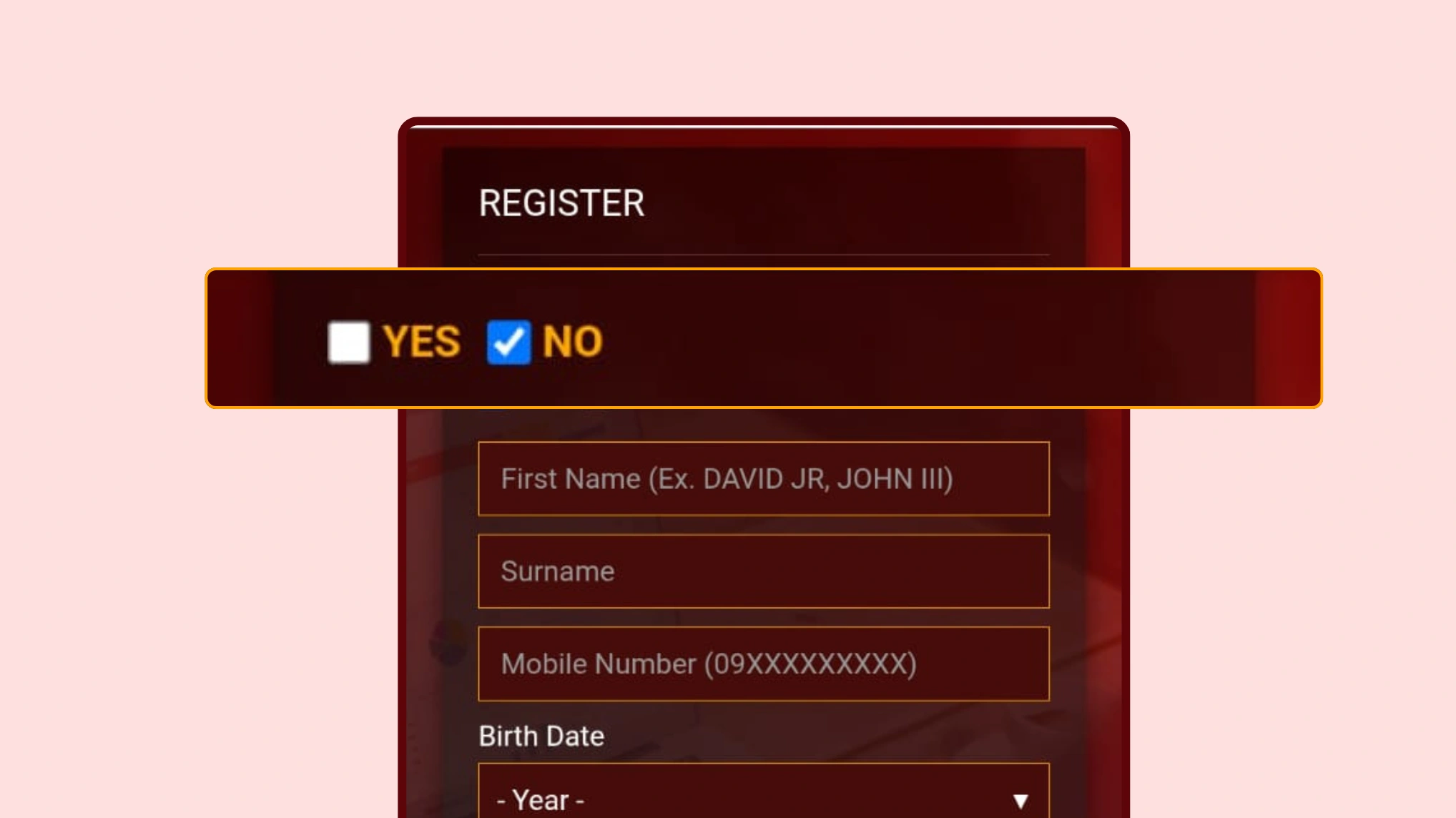 NBI Clearance 4 Create an Account