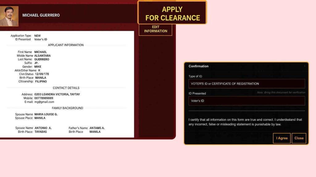 NBI Clearance 12 apply for clearance